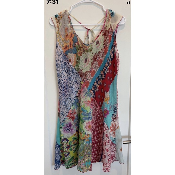 Johnny Was Dresses & Skirts - Johnny Was Treble Bias Floral Sleeveless Midi Dress Medium Multicolor EUC
